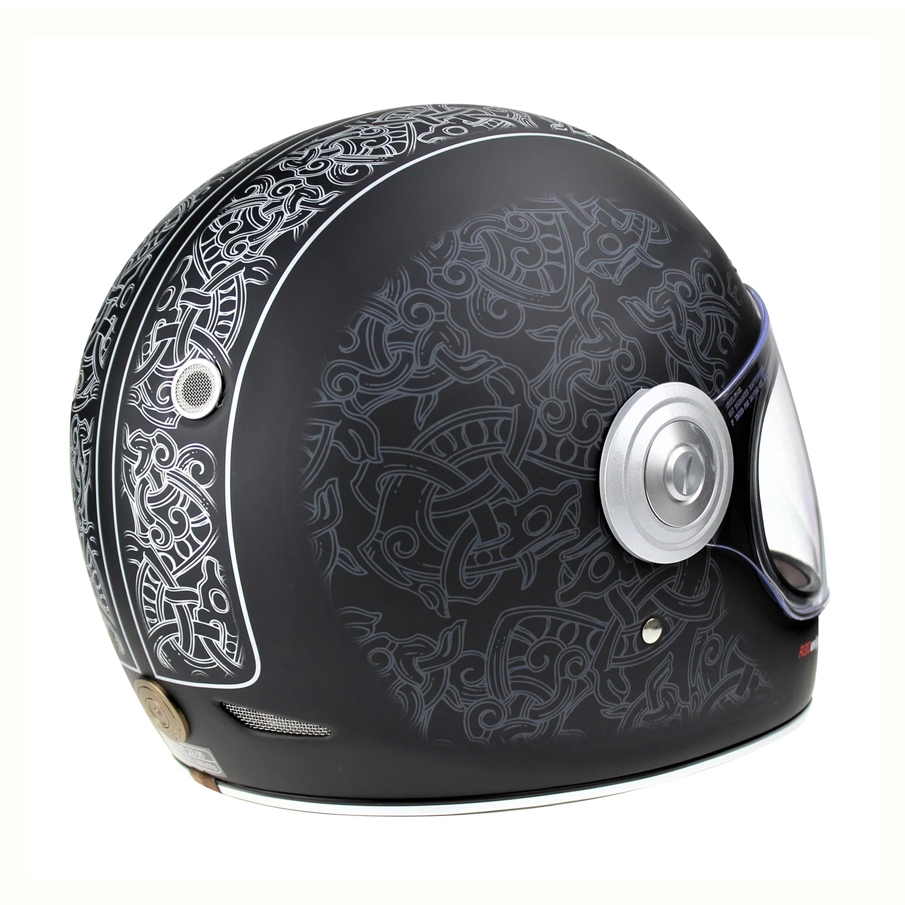 Viper F659 Retro Style Motorcycle Full Face Helmet