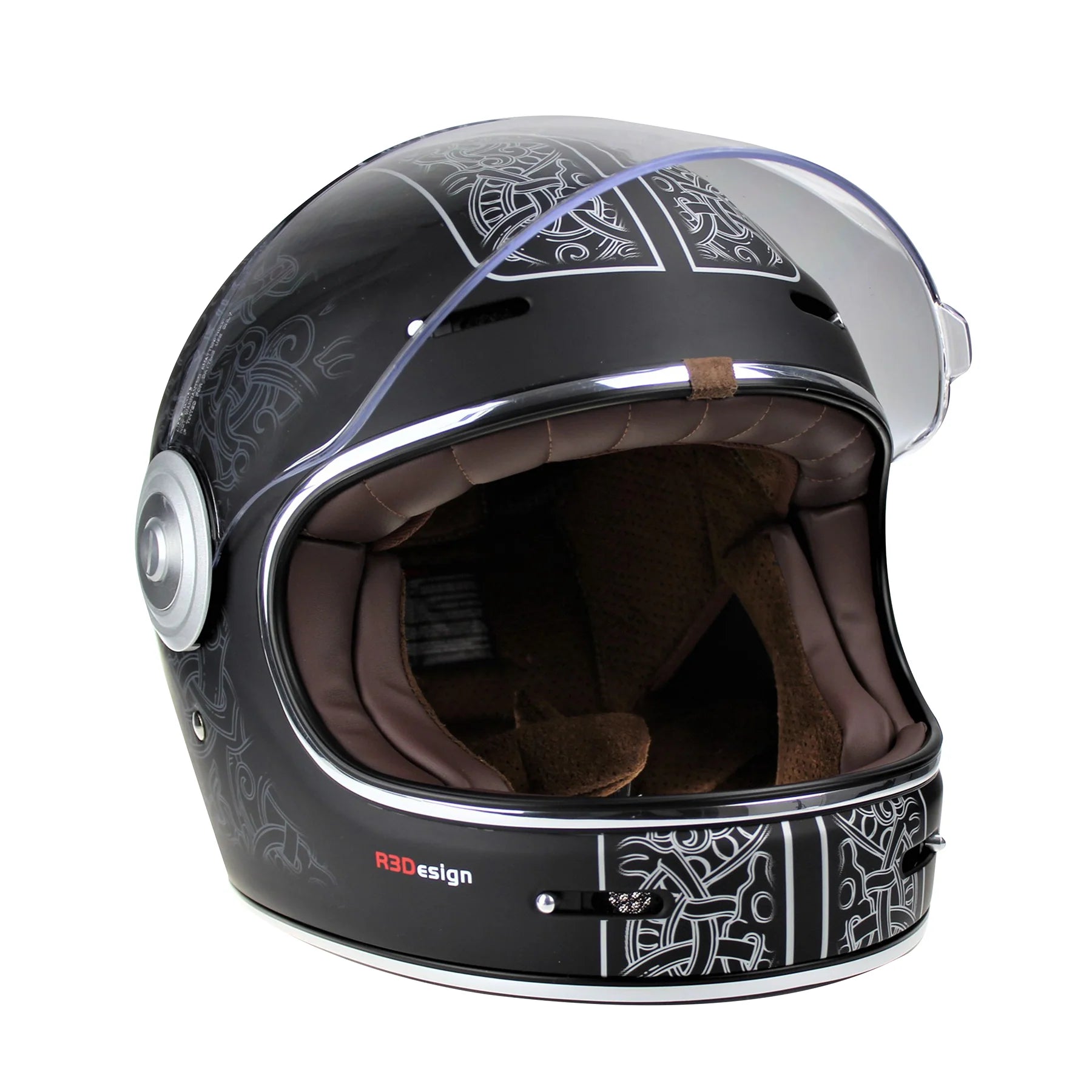 Viper F659 Retro Style Motorcycle Full Face Helmet