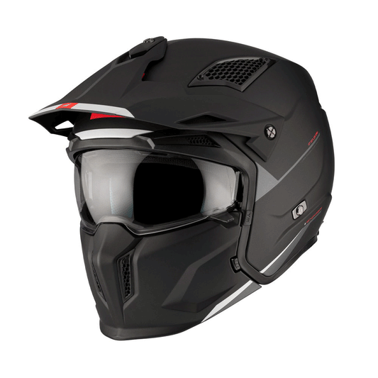 MT Streetfighter SV S Solid A1 Matt Black Adventure Helmet images