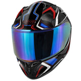 GIVI 508 MYSTICAL FULL FACE MOTORCYCLE HELMET BLACK RED BLUE