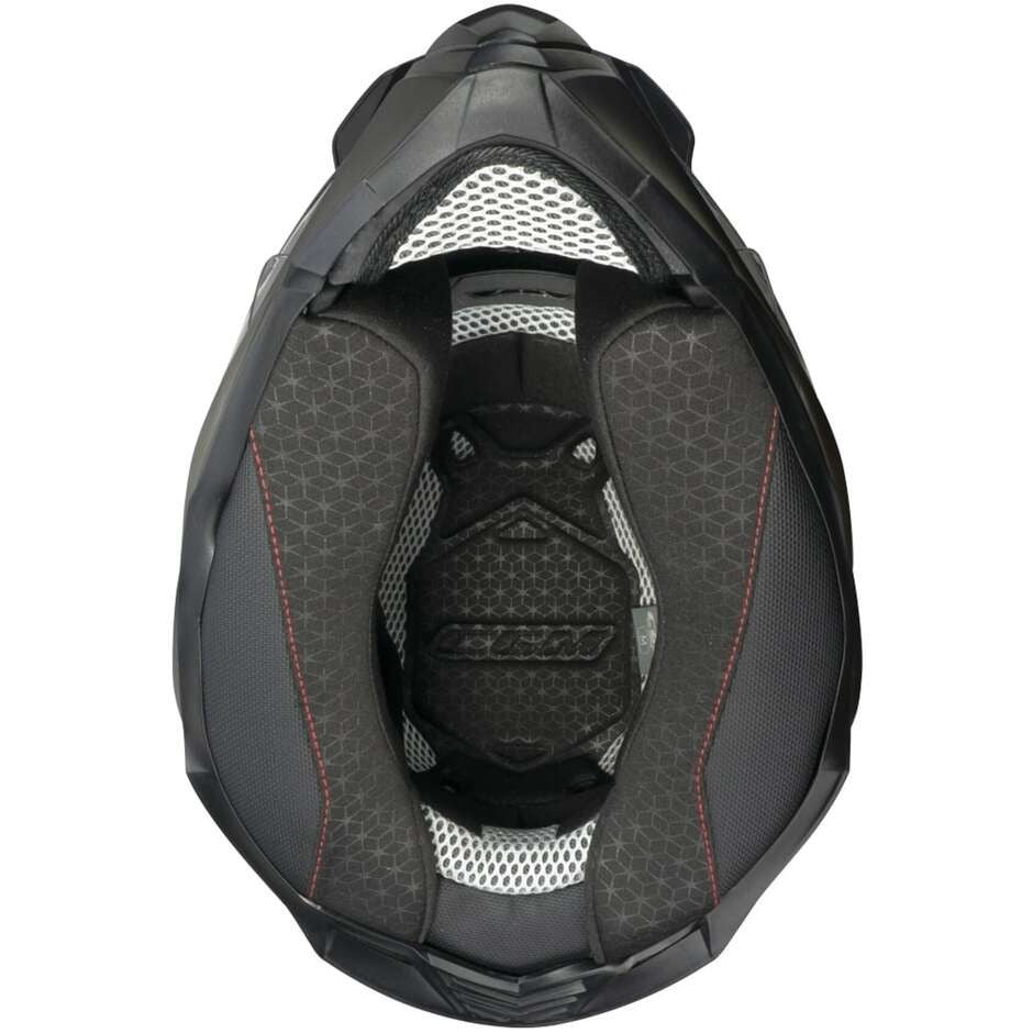 CGM 666G TWIN RANGER Off Road Motorcycle Adventure Helmet White Orange