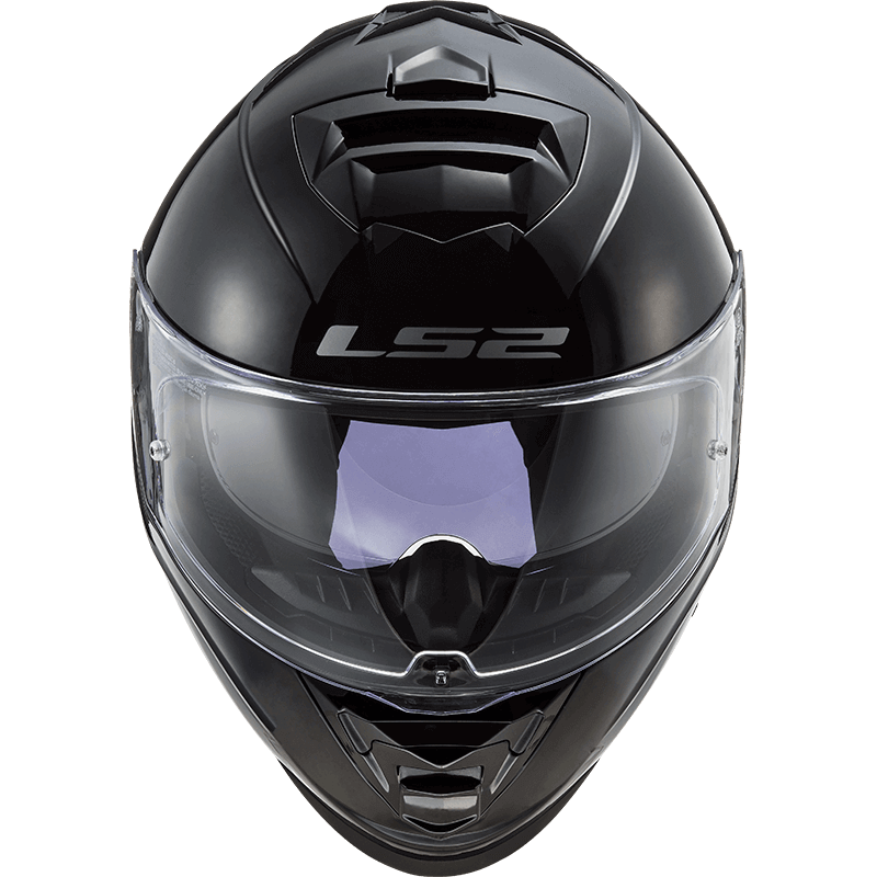 LS2 FF800 STORM II SOLID GLOSS BLACK-06 