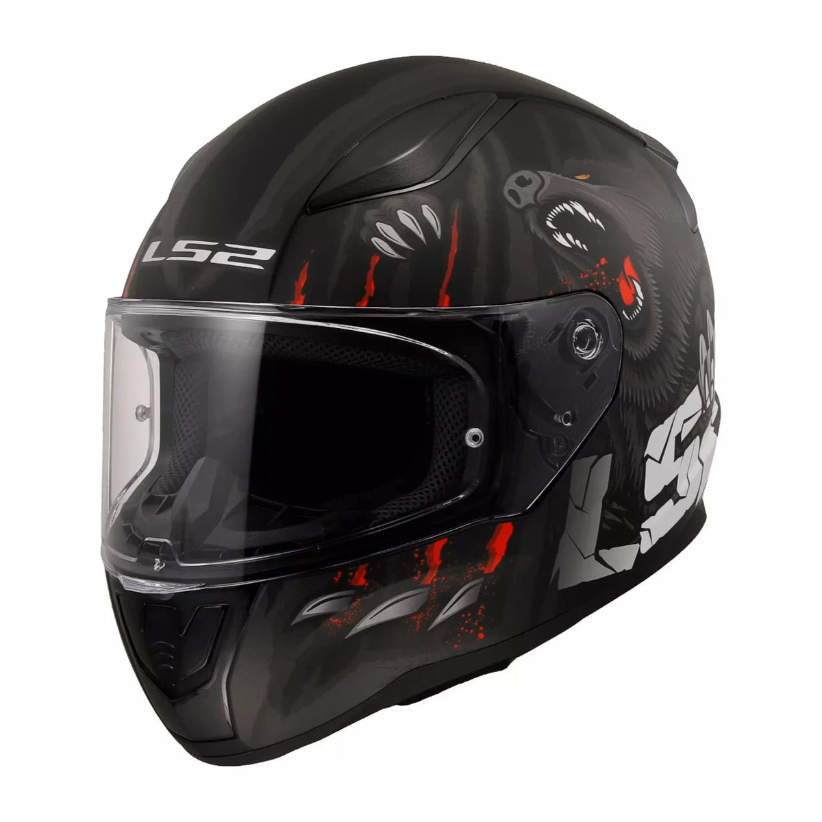 LS2 FF353 RAPID fULL FACE HELMETS II CLAW BLACK-06 XXL 