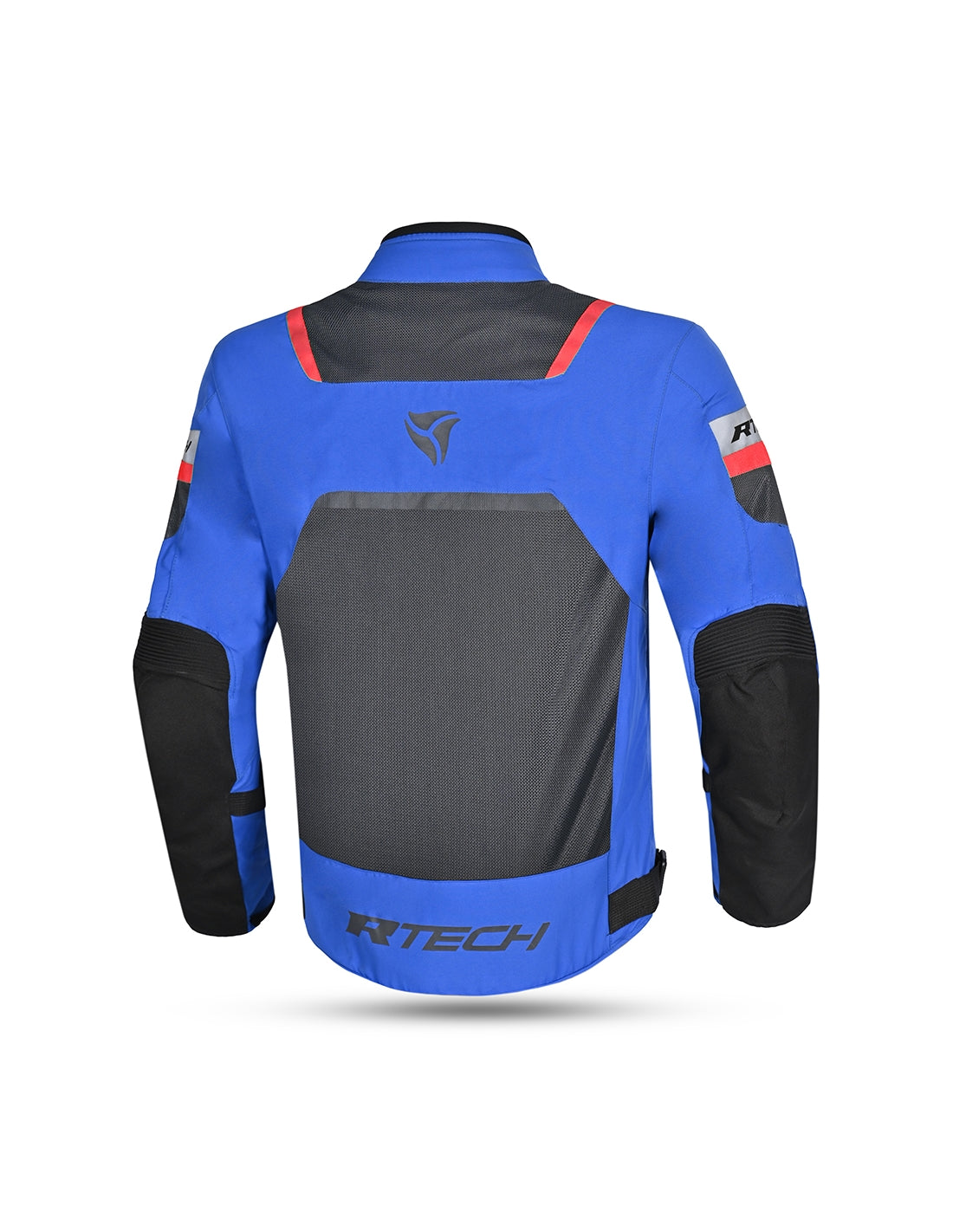 R-tech Spiral Mesh Textile Jacket in Blue/Gray/Red 