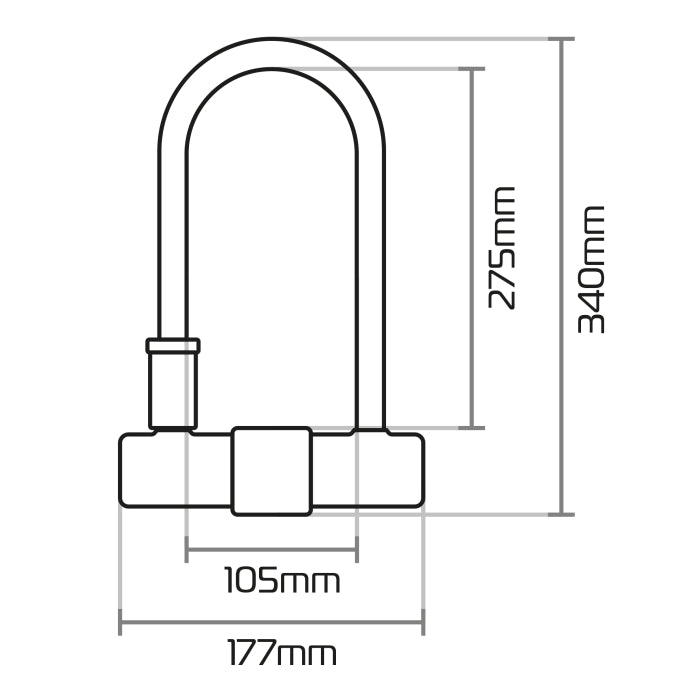 Oxford Magnum U-lock Long
