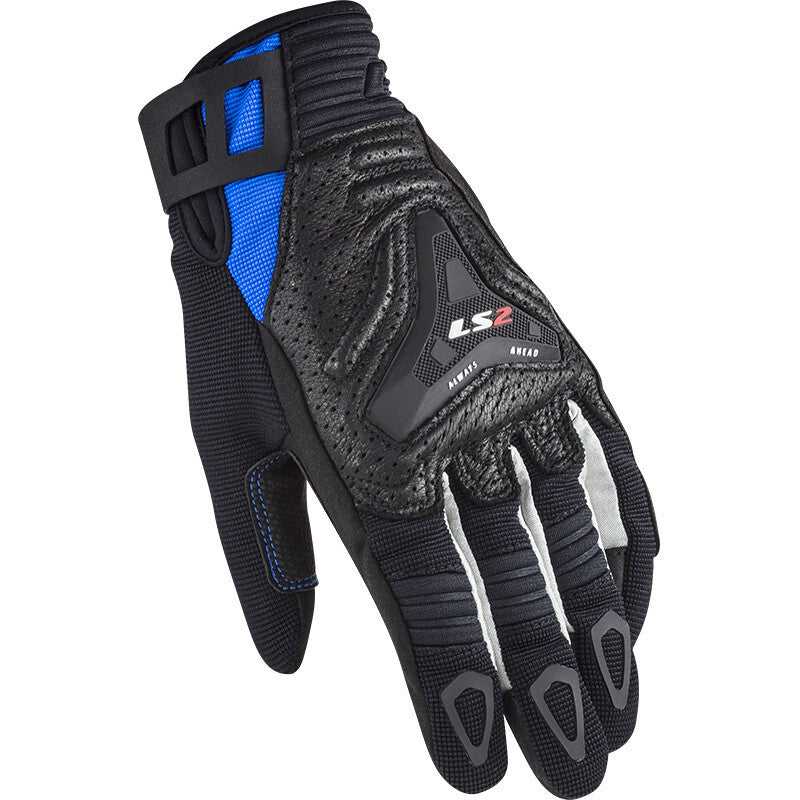 Ls2 All Terrain Lady Gloves Black Blue 