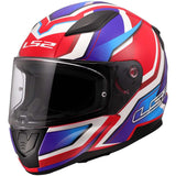 LS2 FF353  Rapid II Full Face Motorcycle Helmet Flitz White Blue Red maximomoto.uk!