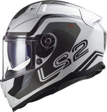 Ls2 Ff811 Vector  Metric Full Face Helmets White Titan.Silver-06 