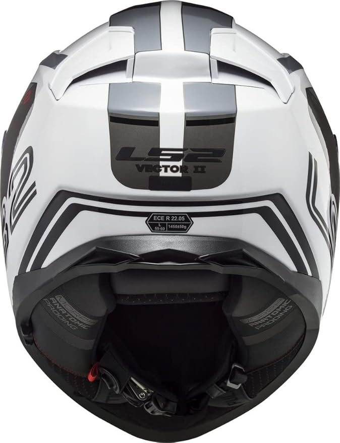 Ls2 Ff811 Vector  Metric Full Face Helmets White Titan.Silver-06 