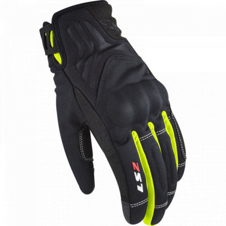 Ls2 Jet 2 Lady Gloves Black H-V Yellow 