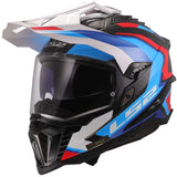 LS2 MX701 C Explorer Frontier Adventure Motorcycle  Helmets White Blue maximomoto.uk!