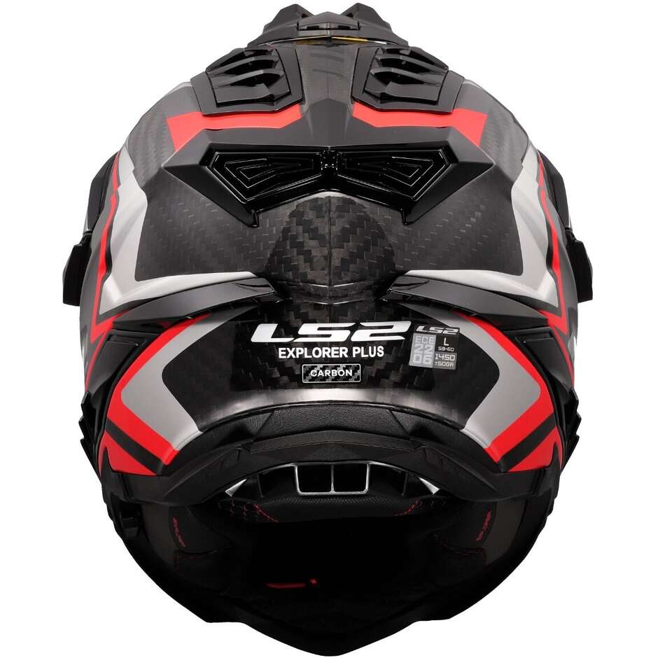 LS2 MX701 C Explorer Frontier Adventure Motorcycle  Helmets Red 