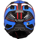 LS2 MX703 X-FORCE GALUO OFF ROAD MOTORCYCLE DIRTBIKE HELMET WHITE RED BLUE