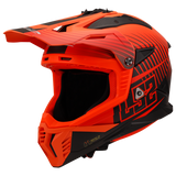 Ls2 Mx708 Fast Duck M.H-V Motocross Helmet Orange Red-06 