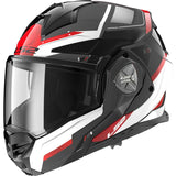 Ls2 Ff901 Advant X Spectrum Mdular Helmet  Black White Red-06 