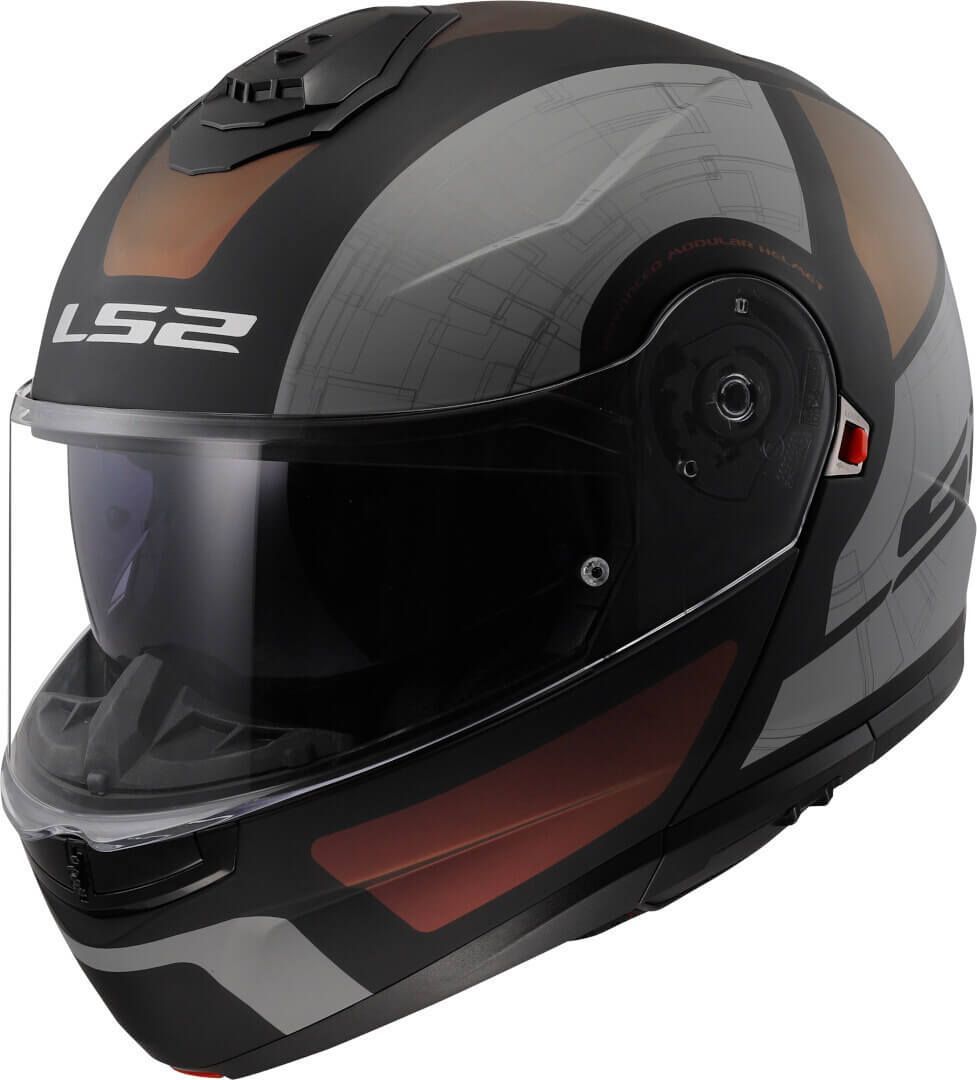 Ls2 Ff908 Strobe Ii Orion Modular Helmet  M.Black Purple Blue-06 