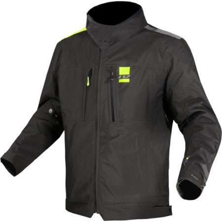 Ls2 Titanium Man Jacket Black H-V Yellow 