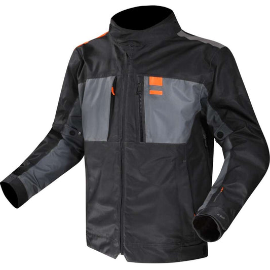 Ls2 Titanium Man Jacket Blue H-V Orange 