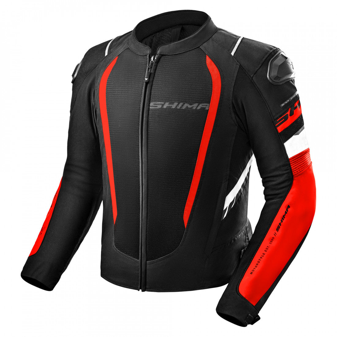 SHIMA MESH PRO 2.0 MEN MOTORCYCLE JACKET BLACK RED