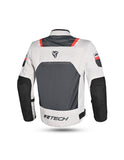 R-TECH - Spiral Mesh Textile Jacket in Ice/Black/Red. 