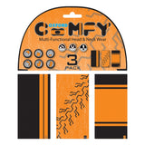 Oxford Comfy 3-Pack – Multifunctional Neck & Headwear Orange  Black maximomoto.uk!