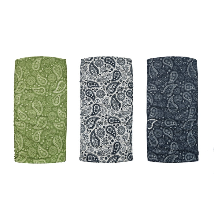 Oxford Comfy 3 Pack Multifunctional Neck & Headwear Paisley