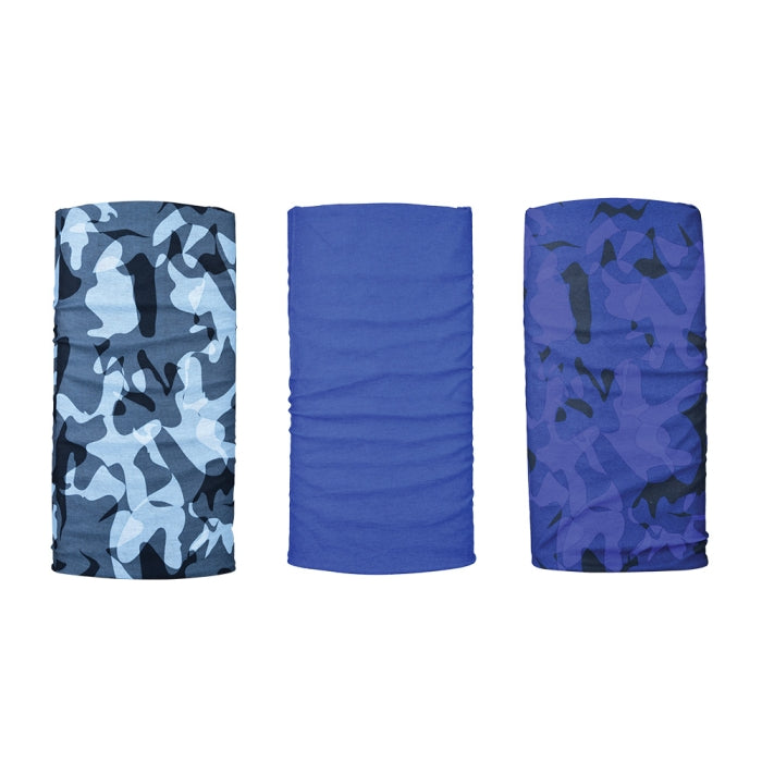 Oxford Comfy 3 Pack Multifunctional Neck & Headwear  Havoc Blue