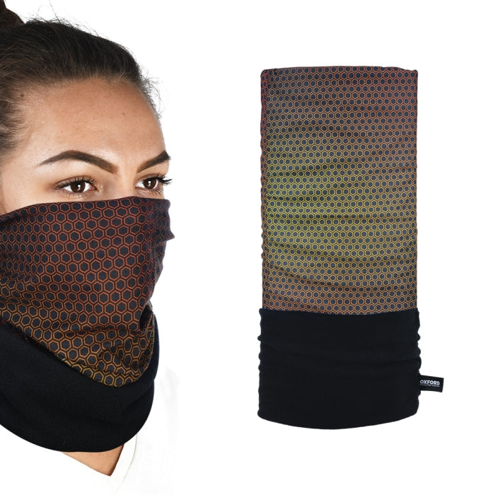 Oxford Snug Thermal Multi-Functional Head & Neck Nacreous Orange	maximomot.uk!