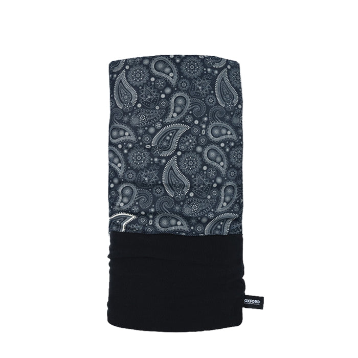 Oxford Snug Thermal Multi-Functional Head & Neck Paisley Navy maximomorto.uk!