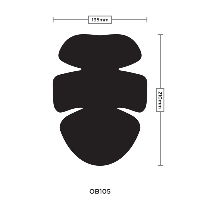 Oxford CE Level 1 Elbow Protector Inserts – Pair 