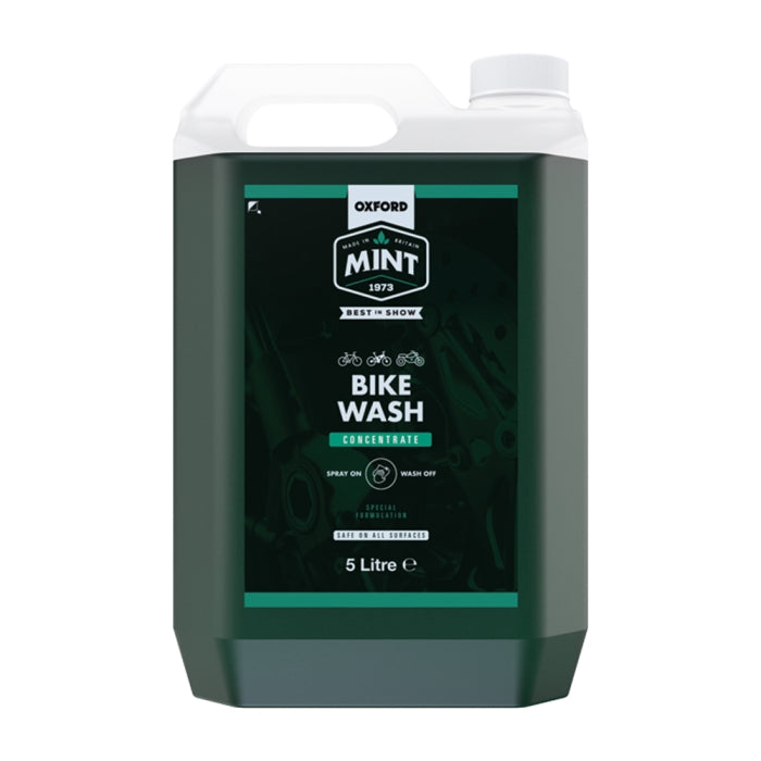 Oxford Mint Bike Wash Concentrate 5L Biodegradable Cleaner maximomoto.uk