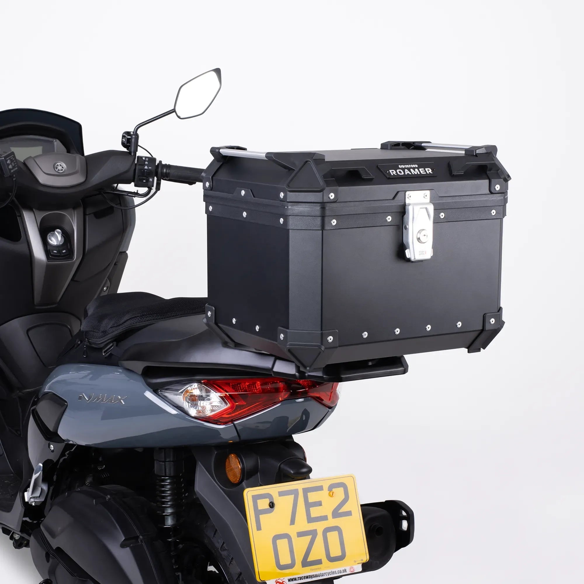 Oxford ROAMER Motorcycle Top Box Luggage 45L Black