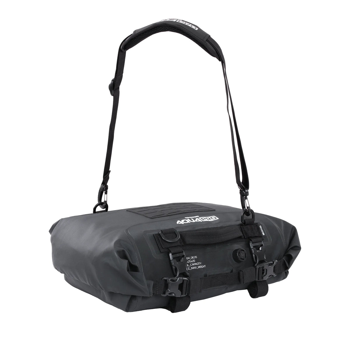 Oxford Aqua Pro DE-20 Motorcycle Waterproof Roll Bag Black
