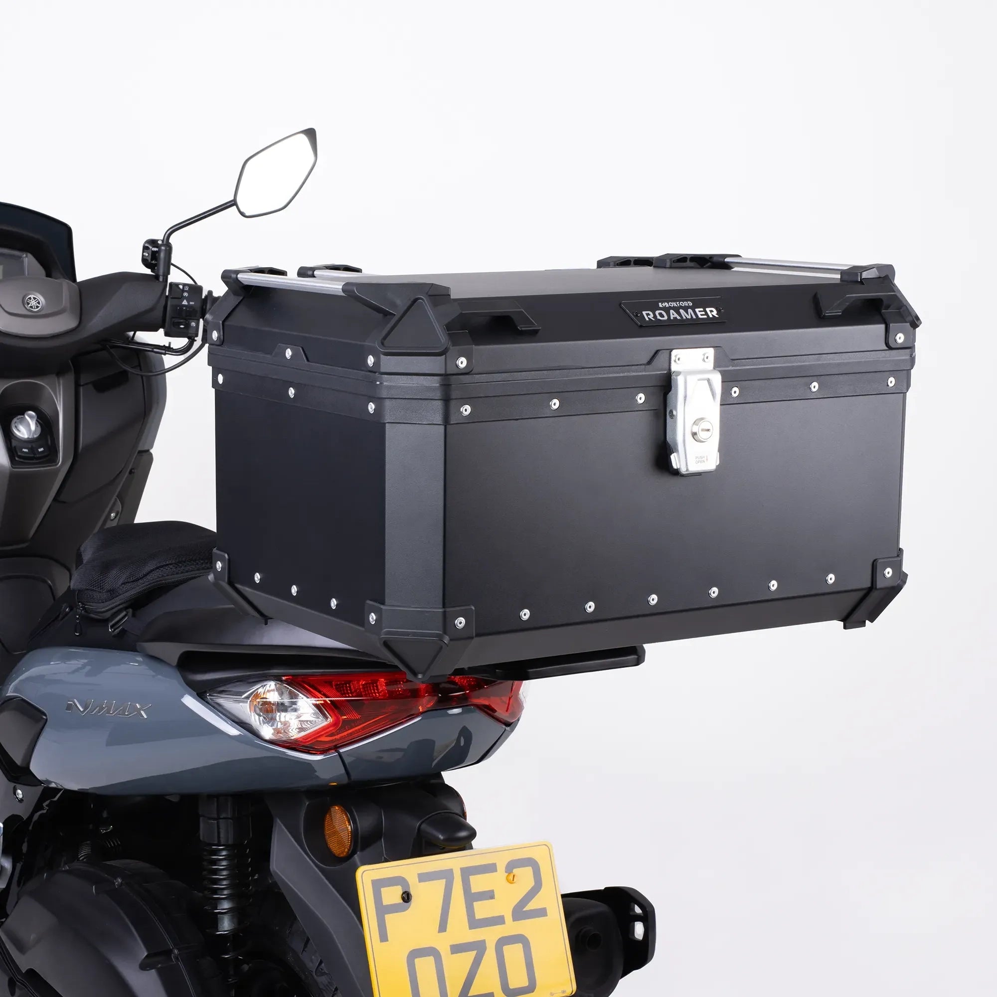 Oxford ROAMER Motorcycle Top Box Luggage 65L Black