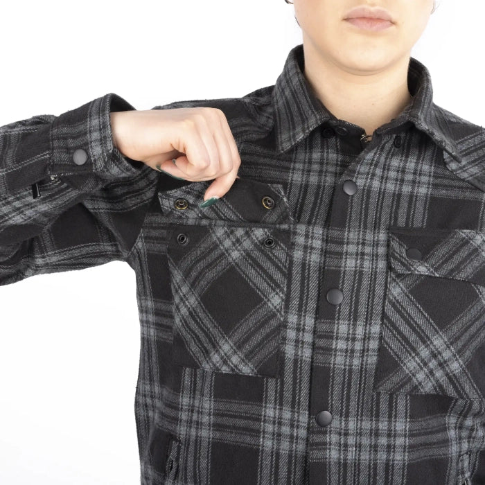 Oxford Kickback 3.0 Women Motorcycle Shirt Grey