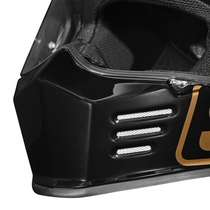 Simpson Venom Logo ST Motorcycle Full Face Helmet Black