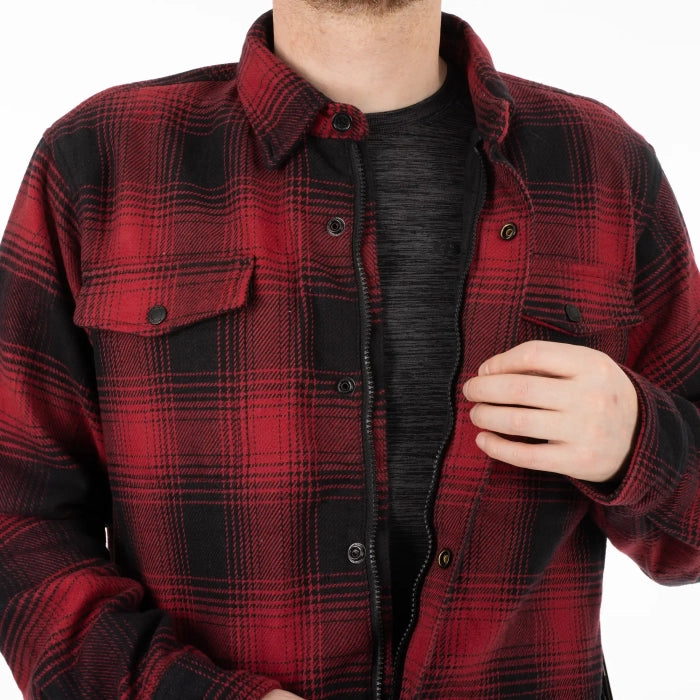 Armr Prime 2.0 MS Urban Motorcycle Riding Shirt Red Black