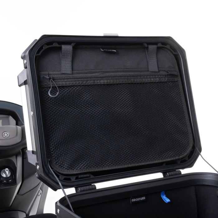 Oxford ROAMER Motorcycle 45L Top Box Luggage Black
