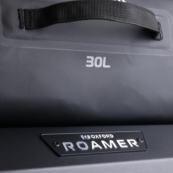 Oxford ROAMER Motorcycle Waterproof 30L Roll Bag Black