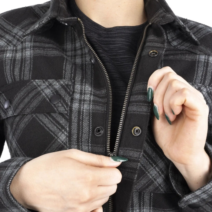 Oxford Kickback 3.0 Women Motorcycle Shirt Grey