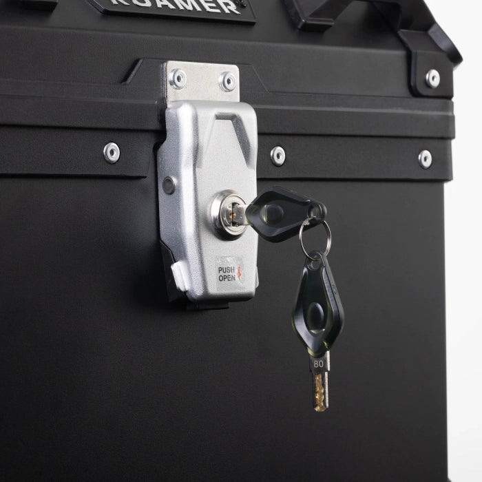 Oxford ROAMER Motorcycle 45L Top Box Luggage Black