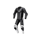 Alpinestars Fusion Leather Suit 1 Pc Motorcycle Leather Suits Black White