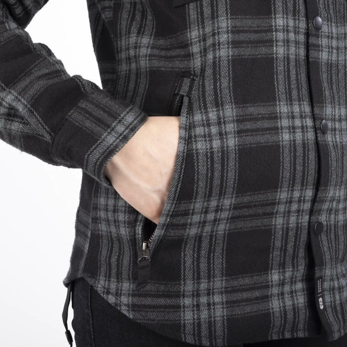 Oxford Kickback 3.0 Women Motorcycle Shirt Grey