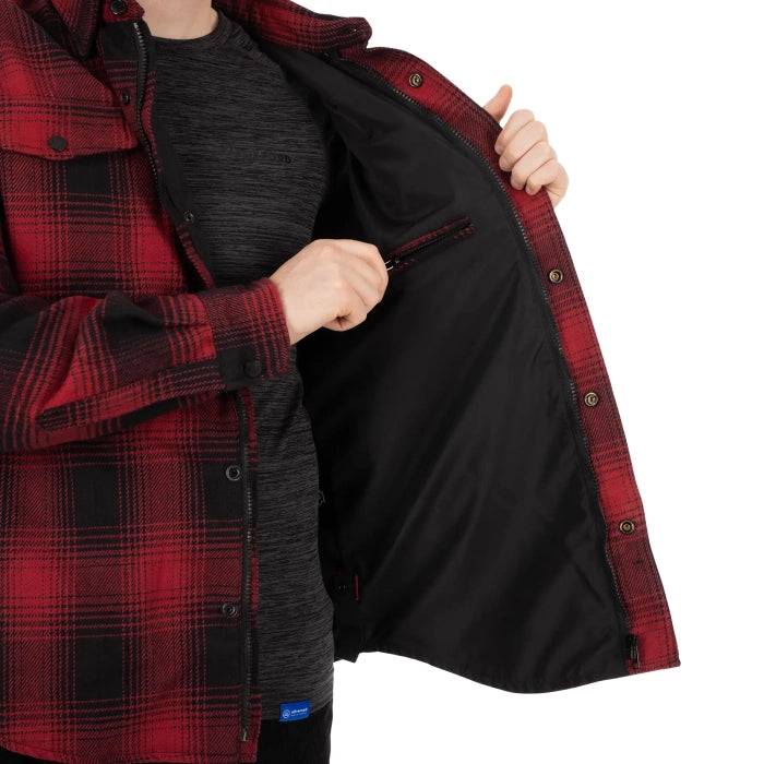 Armr Prime 2.0 MS Urban Motorcycle Riding Shirt Red Black