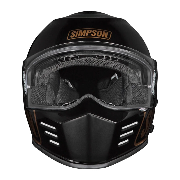 Simpson Venom Logo ST Motorcycle Full Face Helmet Black
