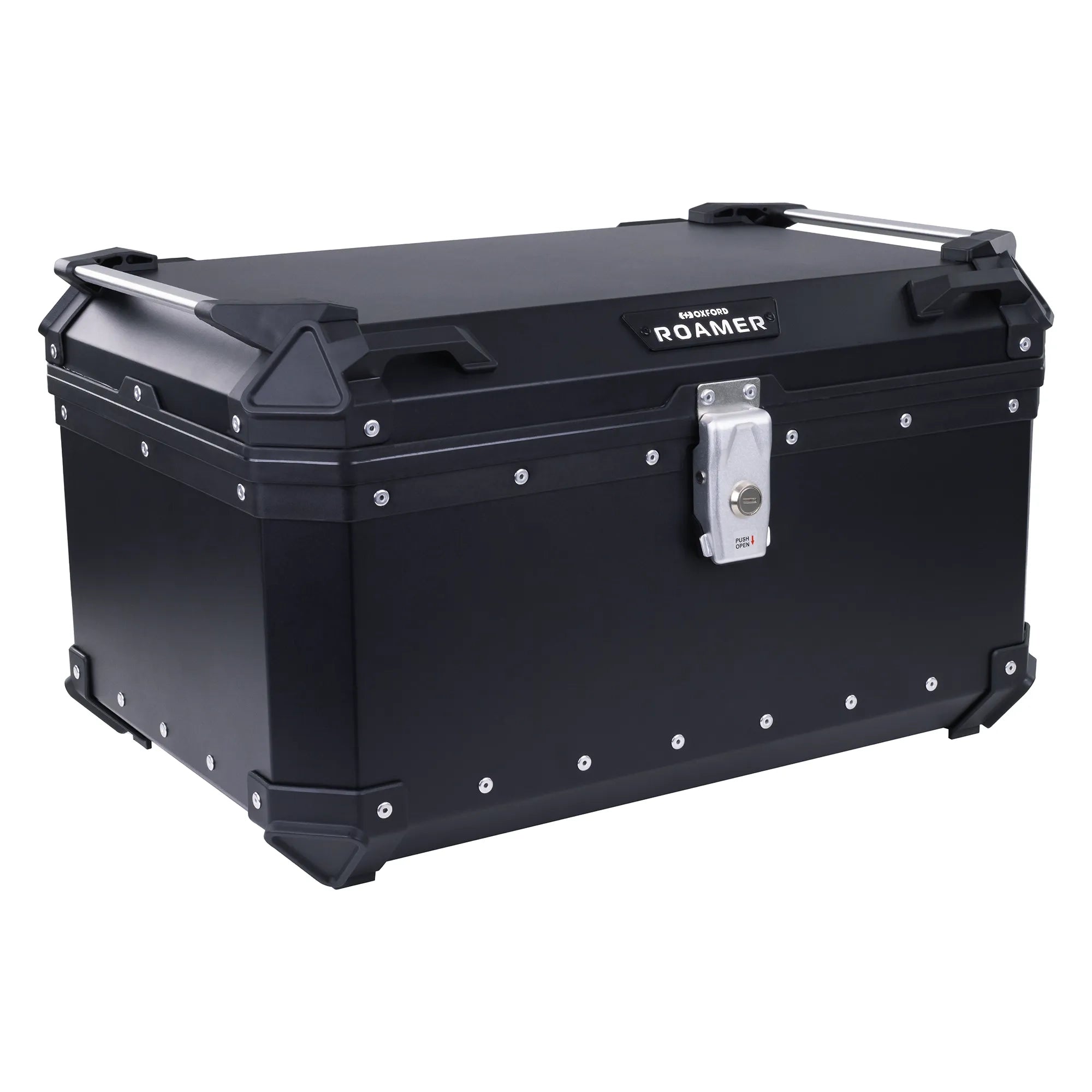 Oxford ROAMER Motorcycle Top Box Luggage 65L Black