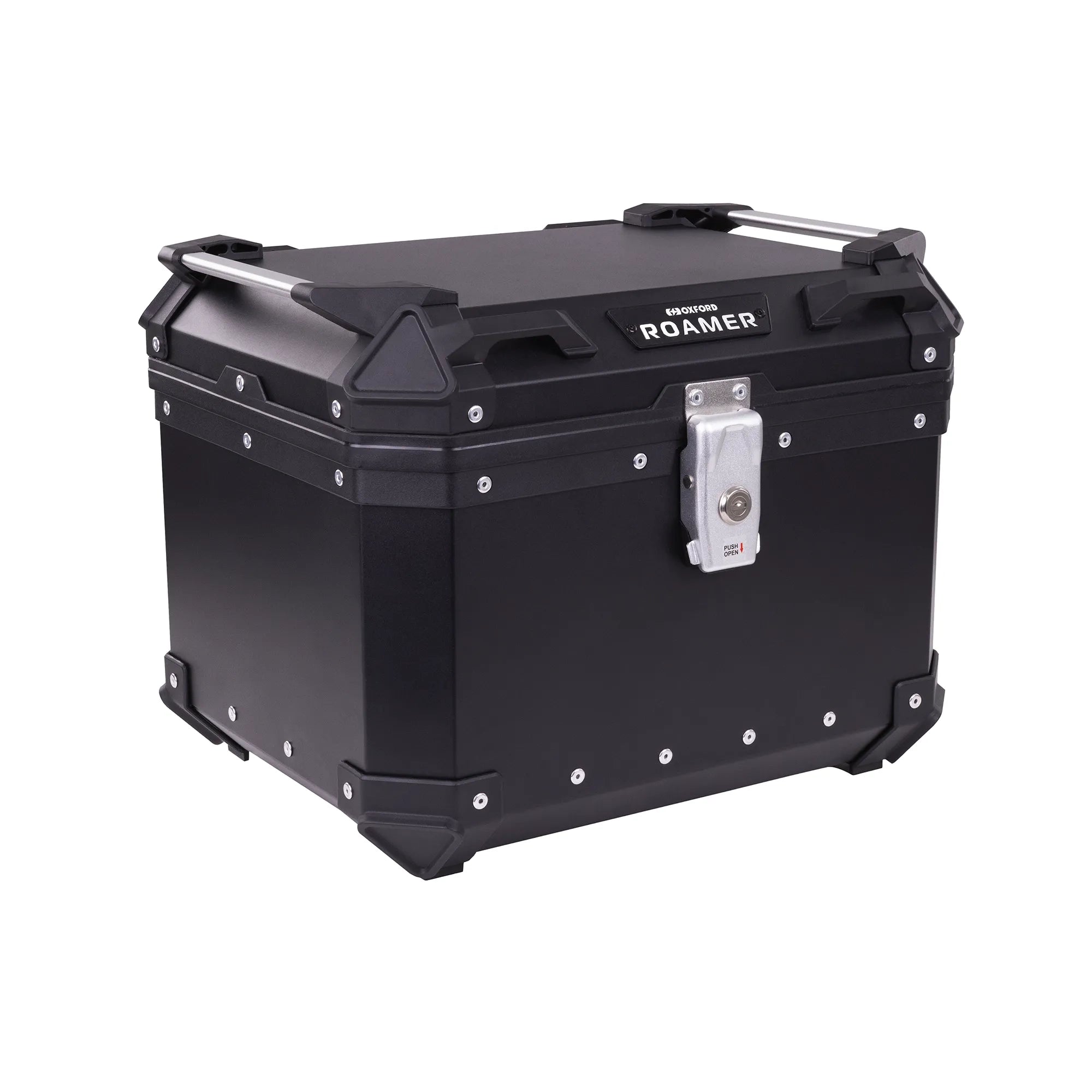 Oxford ROAMER Motorcycle Top Box Luggage 45L Black