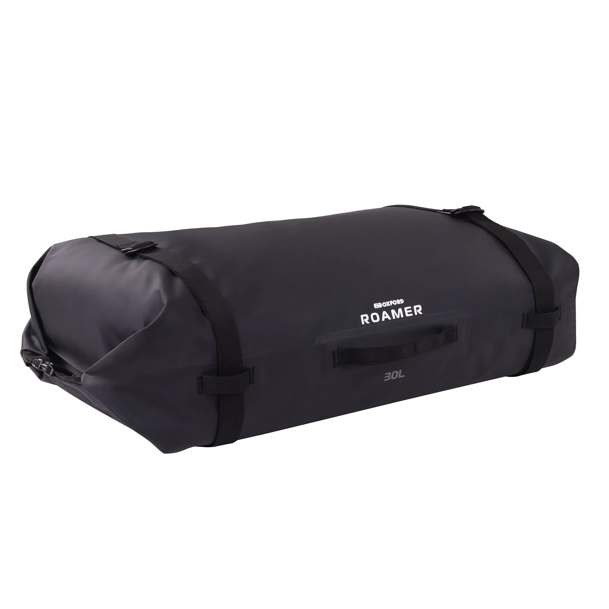 Oxford ROAMER Motorcycle Waterproof 30L Roll Bag Black