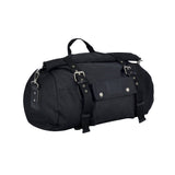 Oxford Heritage Roll Bag 20L Waxed Cotton Motorcycle Luggage Black 