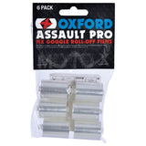 Oxford Roll-Off Film Refill Pack for Assault Pro Goggles – 6 Pack
